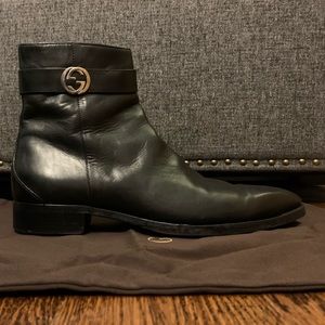GENTLY USED GUCCI MENS ANKLE BOOTS